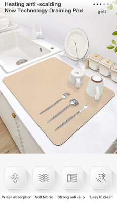 Customized Quick-Drying Dish Mat with Multi-Functional Water Absorbent Properties