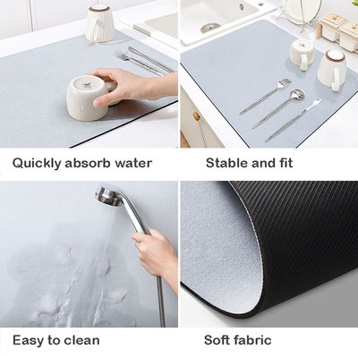Customized Quick-Drying Dish Mat with Multi-Functional Water Absorbent Properties