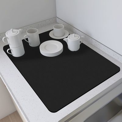 Southwestern Design Style Quick Drying Kitchen Counter Top Mat Water Absorbing Dish Mat
