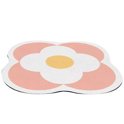Sustainable Non-Slip Custom Logo Pink Waterproof Washable Kitchen Deep Dish Mats