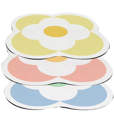 Sustainable Non-Slip Custom Logo Pink Waterproof Washable Kitchen Deep Dish Mats