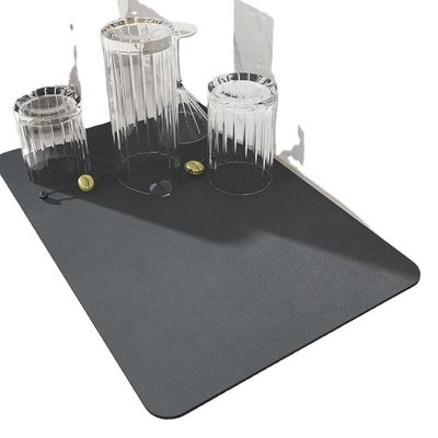 30*40cm Heat Resistant Customized Logo Acceptable Kitchen Countertop Dish Drying Pad