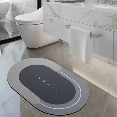 CLASSIC Design Style Super Absorbent Bath Rug Multipurpose Bathroom Rug Non Slip Print Bath Mat