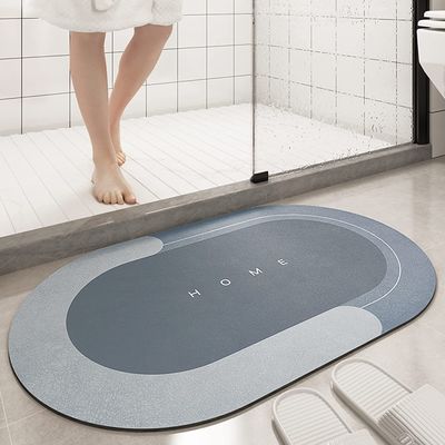 CLASSIC Design Style Super Absorbent Bath Rug Multipurpose Bathroom Rug Non Slip Print Bath Mat
