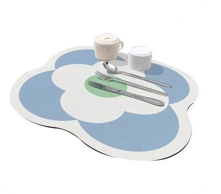Water Absorbent Pad Diatomite Drying Dishes Drain Mat For Mats For Kitchen Tableware
