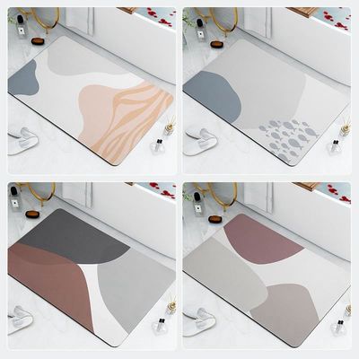 Water Absorbent Non Slip Bath Mat for Kitchen and Door 40*60cm Classic Design Style