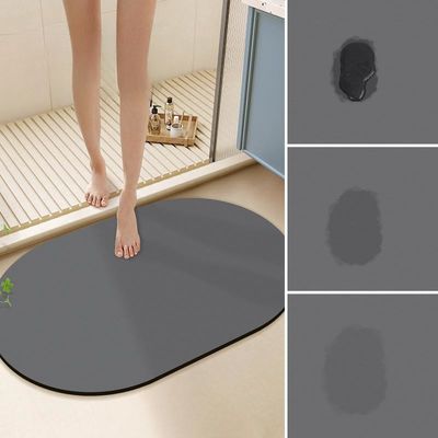 Waterproof Heat Resistant Diatom Mat for Modern Living Room Door Floor in Bathroom