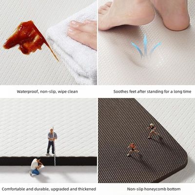 Medium Thickness Reversible Cartoon PVC Kitchen Mat for Non-Slip Floor Protection