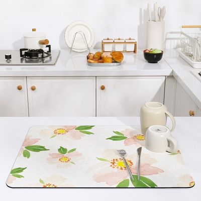 Easy Clean Heat-Resistant Dish Drying Mats Sustainable Solution for Kitchen Tableware