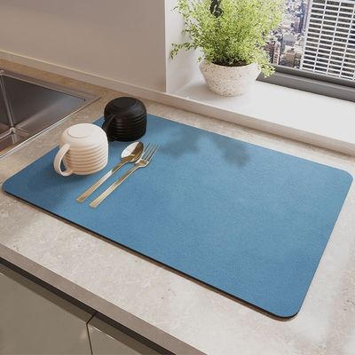 Eco-friendly Anti-slip Waterproof Drying Mat for Kitchen Bar Customized Logo Accepted