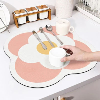 Polyester Dish Drying Mat for Kitchen Keep Your Dishes Spotless and Dry
