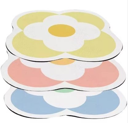 Sustainable Table Decration Placemat for Restaurant Non-slip Dining Plate Dish Mat