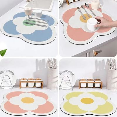 Sustainable Table Decration Placemat for Restaurant Non-slip Dining Plate Dish Mat