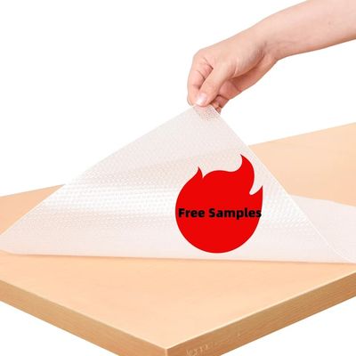 Plastic Pink Shelf Liners for Home and Kitchen Cabinets Rectangle Shape Waterproof