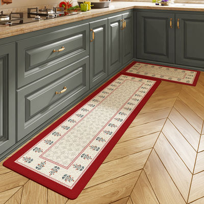 Interlocking Bathroom and Kitchen Floor Mats with Waterproof Polyester Fiber Material