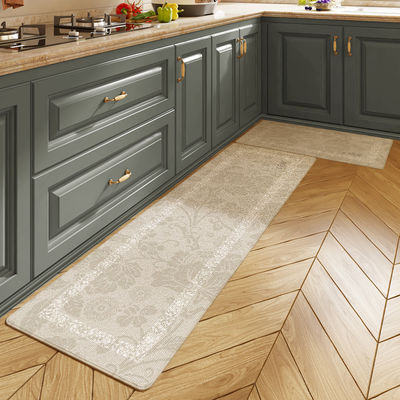 Interlocking Bathroom and Kitchen Floor Mats with Waterproof Polyester Fiber Material