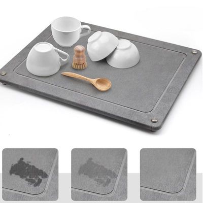 Table Decoration Accessories Type Mats Pads Ultra Absorbent Diatom Stone Dish Dry Mat