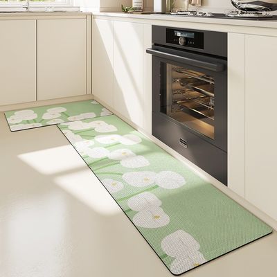 Non Slip Kitchen Mats for Floor Waterproof Stains and Grease Medium Thickness 0.4 0.6in