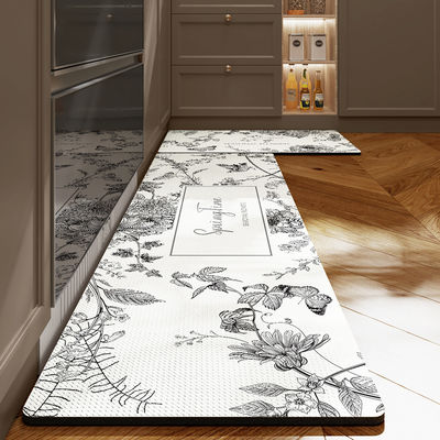 Non Slip Kitchen Mats for Floor Waterproof Stains and Grease Medium Thickness 0.4 0.6in