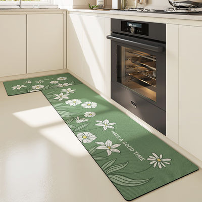 Non Slip Kitchen Mats for Floor Waterproof Stains and Grease Medium Thickness 0.4 0.6in
