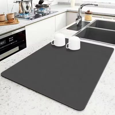 Heat Resistant Drying Mat for Kitchen Waterproof Absorption Diatomite Dish Mat 30*40Cm