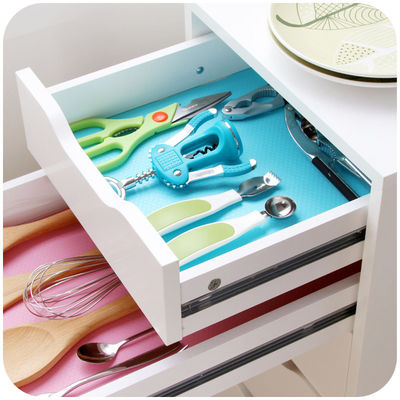 Hot Plastic Fridge Drawer Liner Coasters Shelf Liner for Table Decoration Accessories