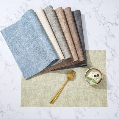 Xin Hui Kitchen or Dining Table Mat Place Mat with Printing Pattern in Grey and Black