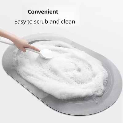 Eco-friendly Modern Style Bathroom Absorbent Non-slip Carpet Floor Door Mat 40*60cm