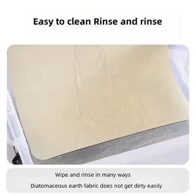 Home Bathroom Essential Anti-Slip and Heat Resistant Bath Mat Roll with Diatomite Material