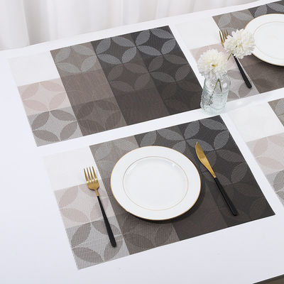 Europe Design Style Customized PVC Gold Christmas Mat for Table Decoration by Xinhui
