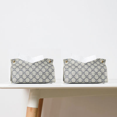 Upgrade Your Banquet with Waterproof PU Leather Tissue Box Holder OEM/ODM Accepted