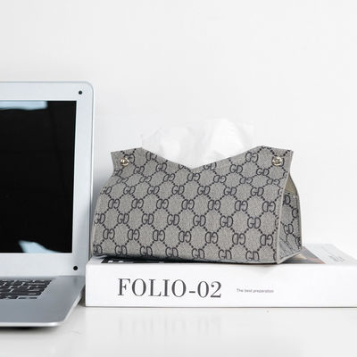 Upgrade Your Banquet with Waterproof PU Leather Tissue Box Holder OEM/ODM Accepted