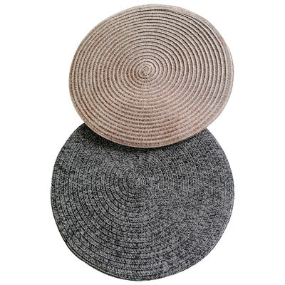 Waterproof Non Slip PVC Round Dining Table Place Mat for Dining Room Table Decoration