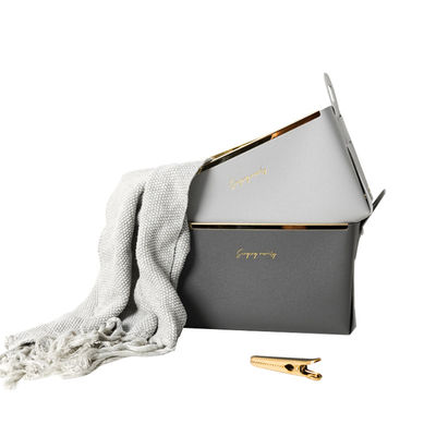 Eco-Friendly Foldable Logo Customized Travel Jewelry Makeup PU Leather Storage Box