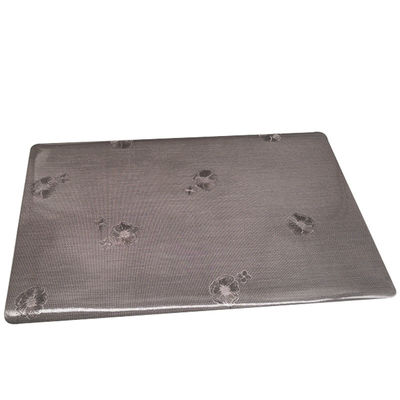 Waterproof Heat Resistant PVC Placemats for Kitchen Table in White Black Brown Silver