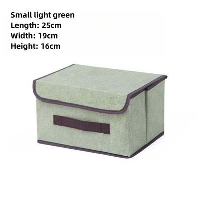 Foldable Desk Storage Box Organizer for Clothes Non Woven Cover Sundries Customized Size