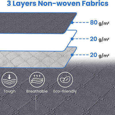 Non Woven Storage Box With Lids And Handle for Organizing Clothes Rectangle Load ＞10kg