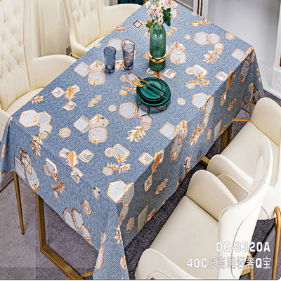 137cm*20m Tablecloth Waterproof Oil-proof Pvc Stain-resistant Wipeable Table Cover