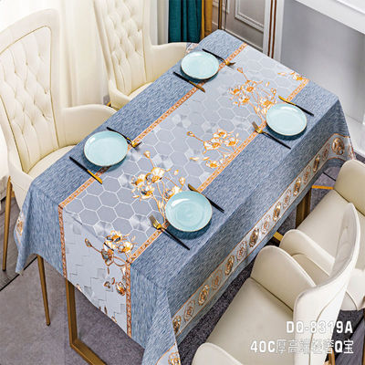 137cm*20m Tablecloth Waterproof Oil-proof Pvc Stain-resistant Wipeable Table Cover