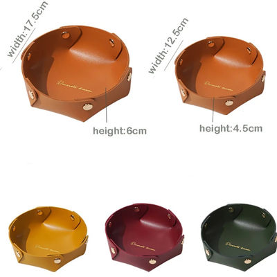 Custom Logo Foldable Leather Under Bed Storage Organizer with Insulation Bag Orange