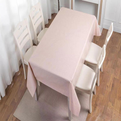 Printed PVC Rectangle Tablecloth for Dining Table Stain-resistant and Waterproof