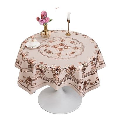 Directly Sell PVC Polyester Tablecloth for Home Party Office Hotel Shop Restaurant