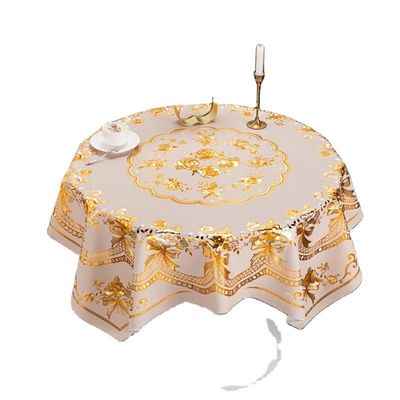 Directly Sell PVC Polyester Tablecloth for Home Party Office Hotel Shop Restaurant