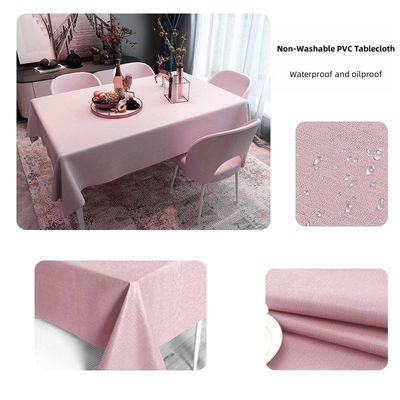 Modern Washable Table Cloth for Wedding Fabric Rectangular and Round Dining Tables