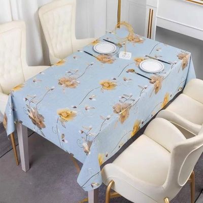 Modern Washable Table Cloth for Wedding Fabric Rectangular and Round Dining Tables