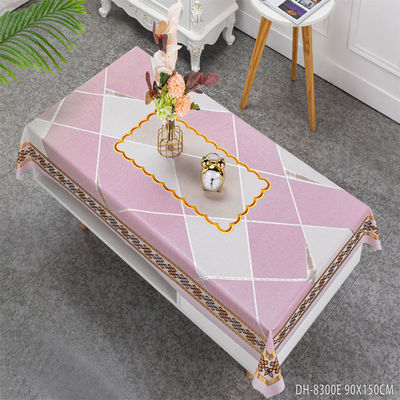 Rectangle Custom PVC Table Cloth Cover Roll for Oil Proof and Waterproof Protection