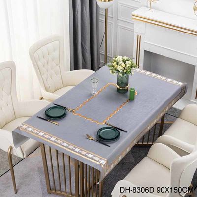 Rectangle Custom PVC Table Cloth Cover Roll for Oil Proof and Waterproof Protection