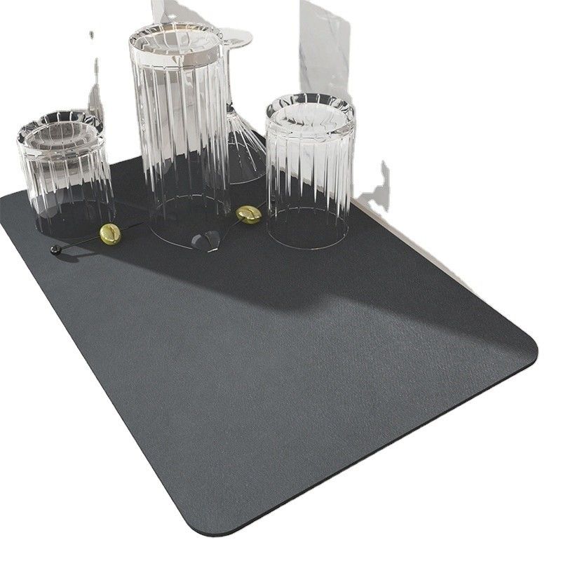 30*40cm Heat Resistant Customized Logo Acceptable Kitchen Countertop Dish Drying Pad