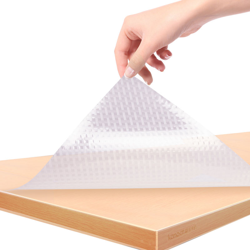 Transparent Non Slip Plastic Fridge Inner Cupboard Shelf Liner for Modern Kitchen Cabinets