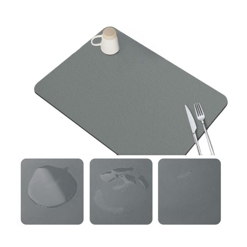 Customizable Southwestern Design Style Diatomite Dish Drying Mat for Kitchen Counter